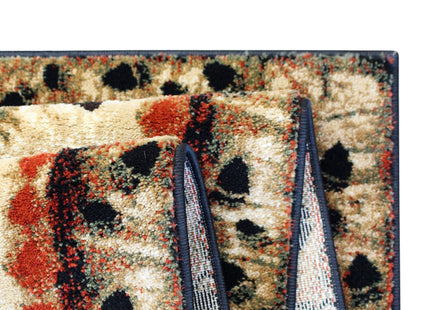Masada Rugs, Cabin Lodge Area Rug Bear and Cub Scene (2 Feet X 7 Feet 3 Inch) Runner