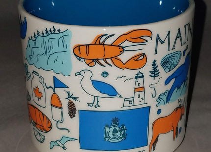 Starbucks Maine Coffee Mug Been There Series Across the Globe Collection