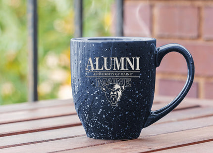 Rico Industries NCAA Maine Black Bears Alumni 16 oz Team Color Laser Engraved Ceramic Coffee Mug