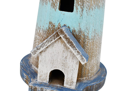 Wooden Lighthouse Decor Nautical Table Decorations Lighted Wood Lighthouse