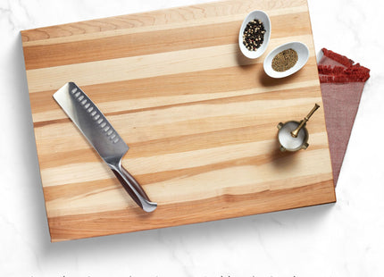 Labell Large Canadian Maple Edge Grain Cutting Board, 18 x 24 x 0.75 in