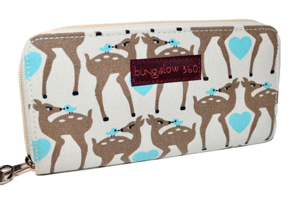 bungalow 360 Zip Around Wallet (DEER)