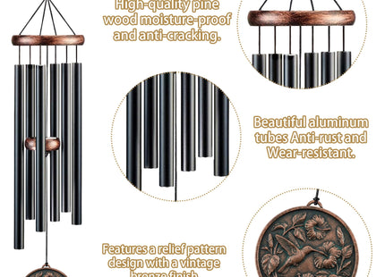 Hummingbird Outdoor Metal Wind Chime