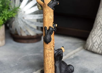 DEMDACO Bearfoots by Jeff Fleming Honey Tree Black Bear Resin Figurine