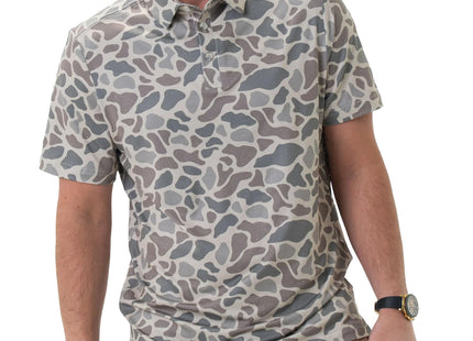 BURLEBO Performance Polo - Classic Deer Camo