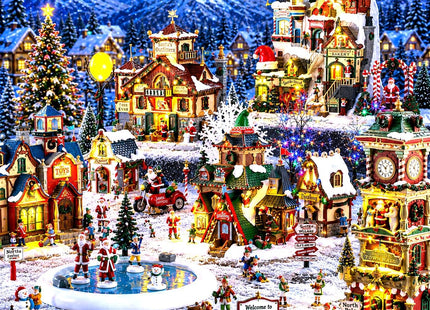 Lemax Christmas Village Staying Warm Campfire Snowshoes