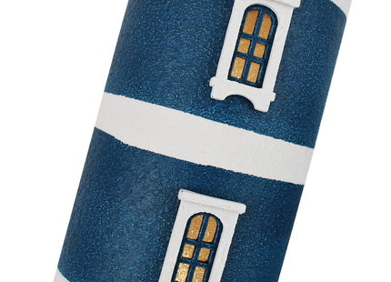 Wooden Lighthouse with LED Light Nautical Tabletop Figurine Beach Themed