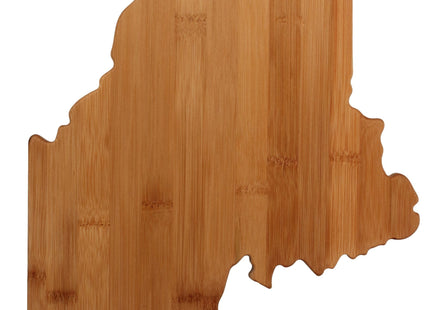 Totally Bamboo Maine State Shaped Bamboo Serving and Cutting Board