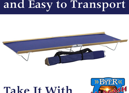 BYER OF MAINE, Portable Camping Cot, Allagash Plus, Cot, Extra Wide, Single