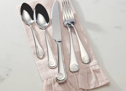 Reed & Barton Seashell 5Pc Flatware Place Setting, 5 Piece, Silver