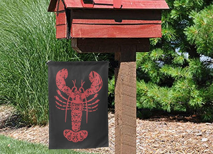 Tribal Maine Lobster Garden Flag 12.5"x18" Double Sided Small Flags for Outside Yard Outdoor Decor Wall Banner