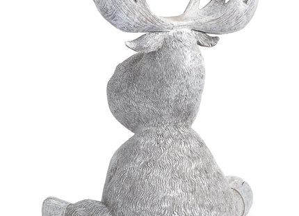 Roman Pudgy Moose 9.5 Inches Height Garden Figurine