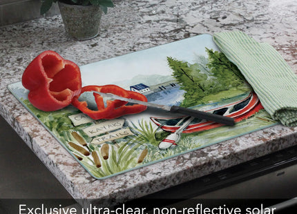 CounterArt Lake Living 3mm Tempered Glass Cutting Boards 15" x 12"