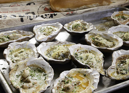 Loftin Oysters Ceramic Reusable Chargrilling Oyster Shell, Set of 12. Great for Seafood of all Kinds. Made in the USA.