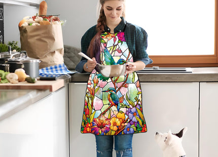 aiwkjdns Men Kitchen Cooking Hummingbird Aprons,Adjustable Cute Cooking Hummingbird Aprons for Women with Pockets Funny Gifts for Husband Dad