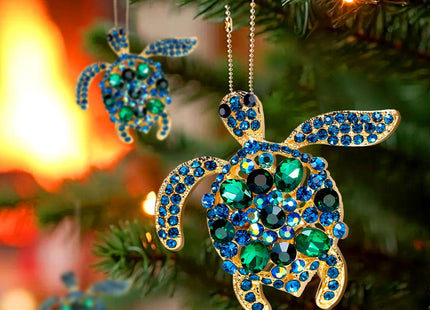 Sea Turtle Gifts for Women Decor Sea Turtle Ornament Christmas Hanging for Xmas Tree Clearance Keepasake