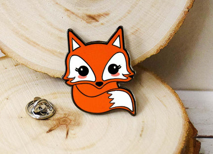 Clever Fox Enamel Pin