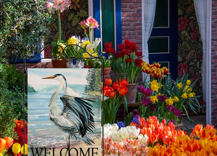 Furiaz Welcome Spring Summer Seabird Coastal Beach Large Decorative House