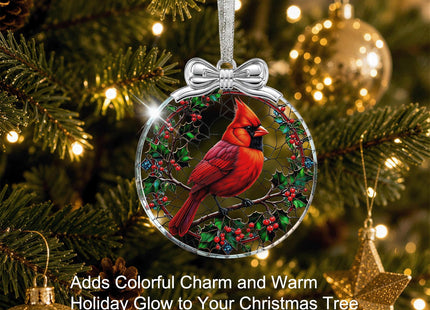 Cardinal Christmas Ornament 2026 Glass Memorial Gifts