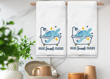 Yanhuecui Sea Turtle Hand Towels for Bathroom Decor, Sea Turtle Gifts