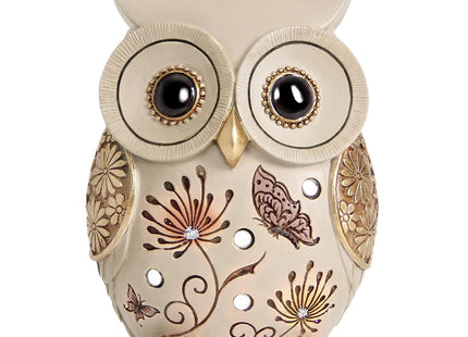 Xintim Owl Figurine for Home Decor, Owl Statue and Cute Owl Whimsical Decor
