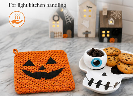 Mud Pie Pumpkin Halloween Pot Holder