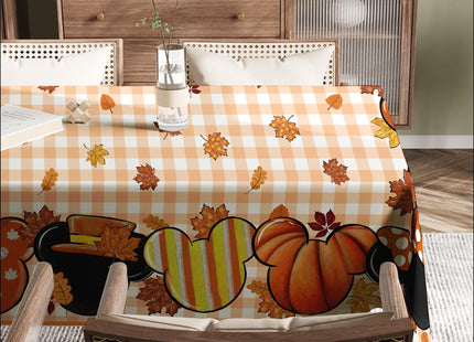 Yarcooly Fall Tablecloth Rectangle 60×80 Inch Autumn Decorations for Home