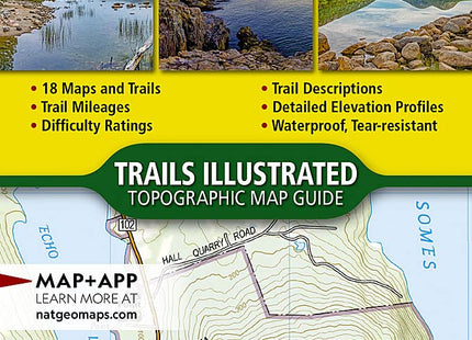 Acadia National Park Day Hikes Map (National Geographic Topographic Map Guide, 1714)