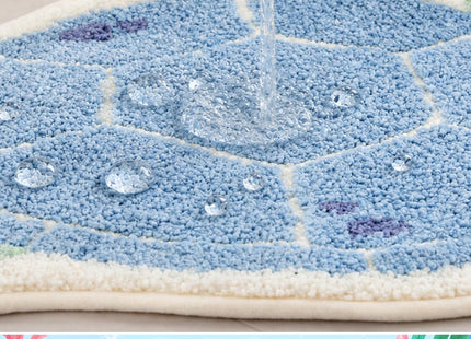 NIGOWAYS Sea Turtle Bath Rugs for Bathroom,Cute Bath Rug Cartoon Turtle