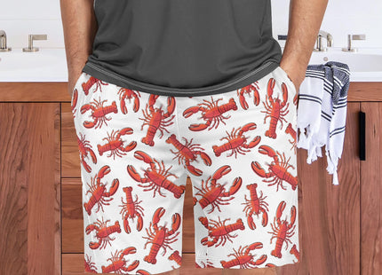 JHKKU Men's Pajama Shorts Lobster Pjs Bottoms, XL