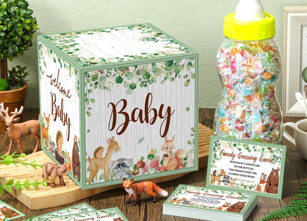 Glenmal Woodland Animal Baby Shower Games, Large Bottle