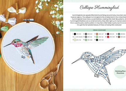 Embroidery Made Easy: Beautiful Birds: Easy techniques for learning to embroider a variety of colorful birds, including a cardinal, a barn owl, and a puffin
