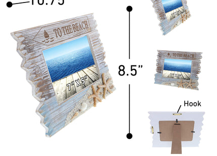 CoTa Global Coastal Horizon 7x5 Picture Frame Beach Decor for Home