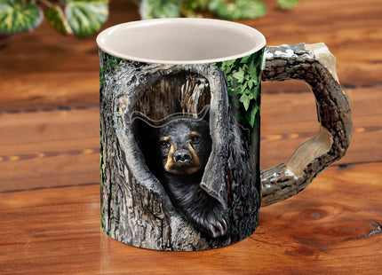 Wild Wings Sculpted Mug Cubby Hole- Black Bear