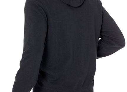 Amazon Essentials Men's Lightweight French Terry Full-Zip Hoodie, Black, Large