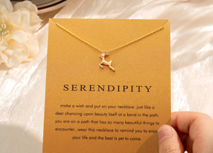 Baydurcan Deer Necklace Elk Pendant Deer Gifts for women