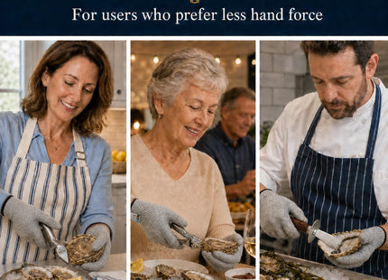Oyster Shucking Knife Set, Plier + Knife + Level 5 Gloves + Citrus Press
