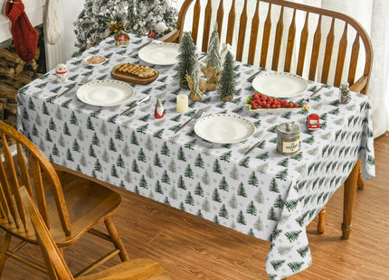 Horaldaily Christmas Tablecloth 60 x 60 Inch Square Christmas Pine Tree