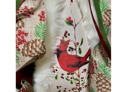 16" Cardinal Angel Tree Topper