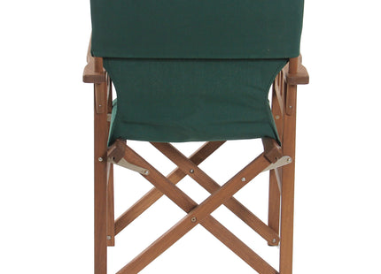 BYER OF MAINE Pangean Campaign Chair, Forest Green, 250 lbs Capacity