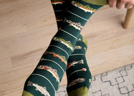 Keepin It Reel Fish Socks Funny Fishing Gift for Men & Anglers Outdoors