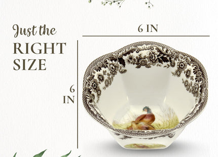 Spode – Woodland – Nut Bowl - Pheasant - Brown/White