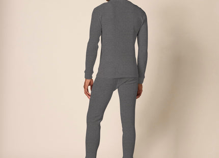 Amazon Essentials Men's Thermal Long Underwear Set Underwear, -Charcoal Grey, L