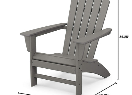 POLYWOOD Nautical Adirondack Chair
