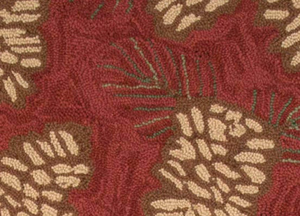 Park Designs Pinecone Hooked Rug, 24 x 36