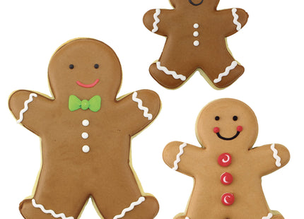 Ann Clark Gingerbread Man Cookie Cutters Set of 3, Made in USA