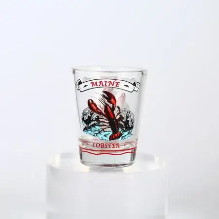 Maine Shot Glass - Lobster / Ocean