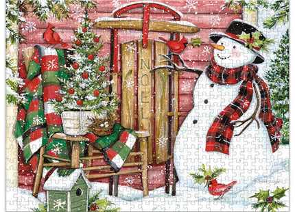 Lang Cardinal Birdhouse Puzzle - 500 PC (5039174), Multicolor