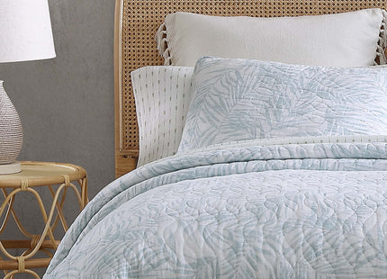Tommy Bahama Reversible Cotton Bedding with Matching Shams, Coastal All Season Home Decor