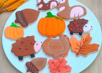 MrCookie Large Autumn/Fall Cookie Cutters,Thickened Stainless Steel